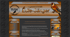 Desktop Screenshot of edle-saenger.de