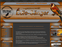 Tablet Screenshot of edle-saenger.de